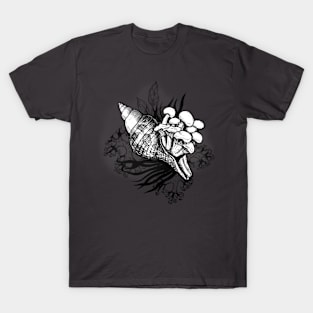 Mushrooms in Seashell T-Shirt